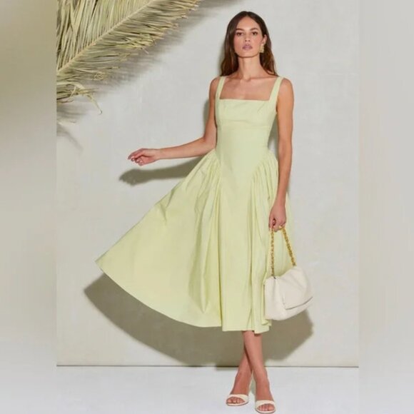 Astr | Dresses | Astr The Label Vinya Poplin Drop Waist | Poshmark